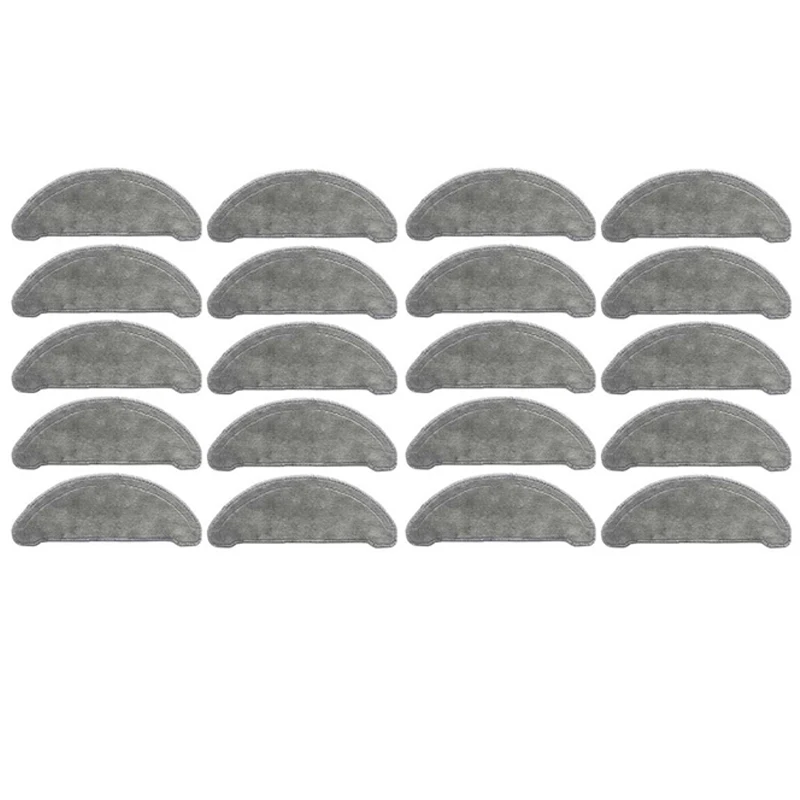 

20Pcs Replaceble Mops Cloths Accessories Sets Parts for Roidmi EVE Plus Robot Vacuum Cleaner