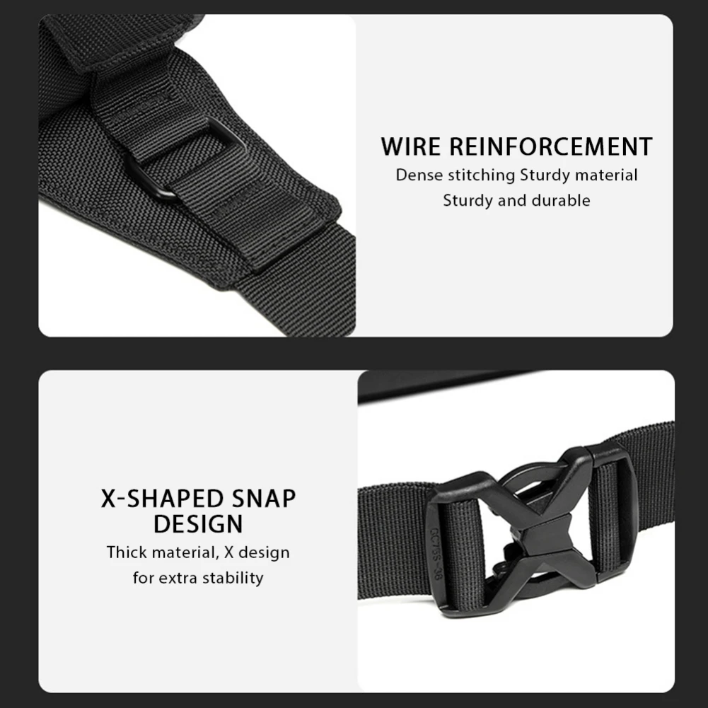 Men Waist Bag Waterproof Handbag Chest Bag Multifunctional Large Capacity Casual Fanny Pack Male sports cycling Fanny Pack