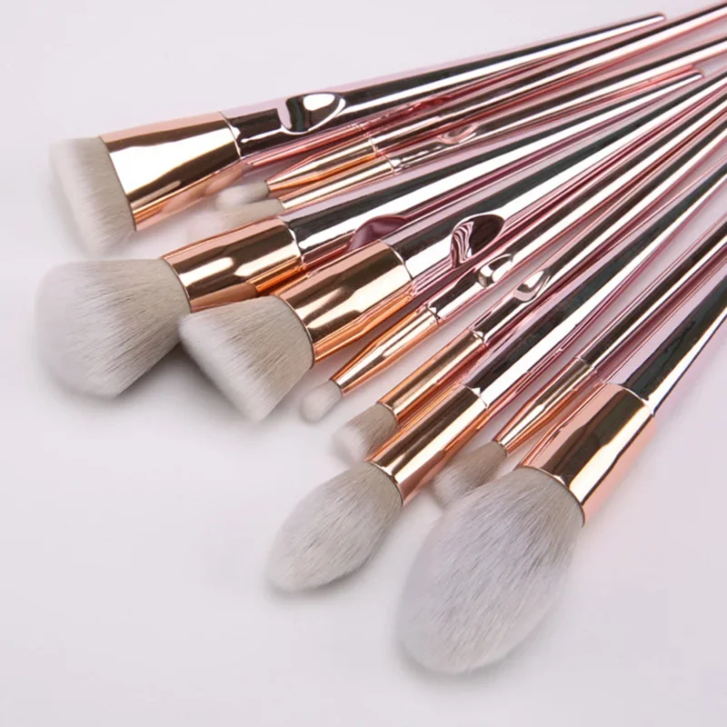 

10pcs Brushes for Makeup 100% Natural Horse Pony Hair Eye Makeup Brush Set With Brushes Bag Makeup Tools