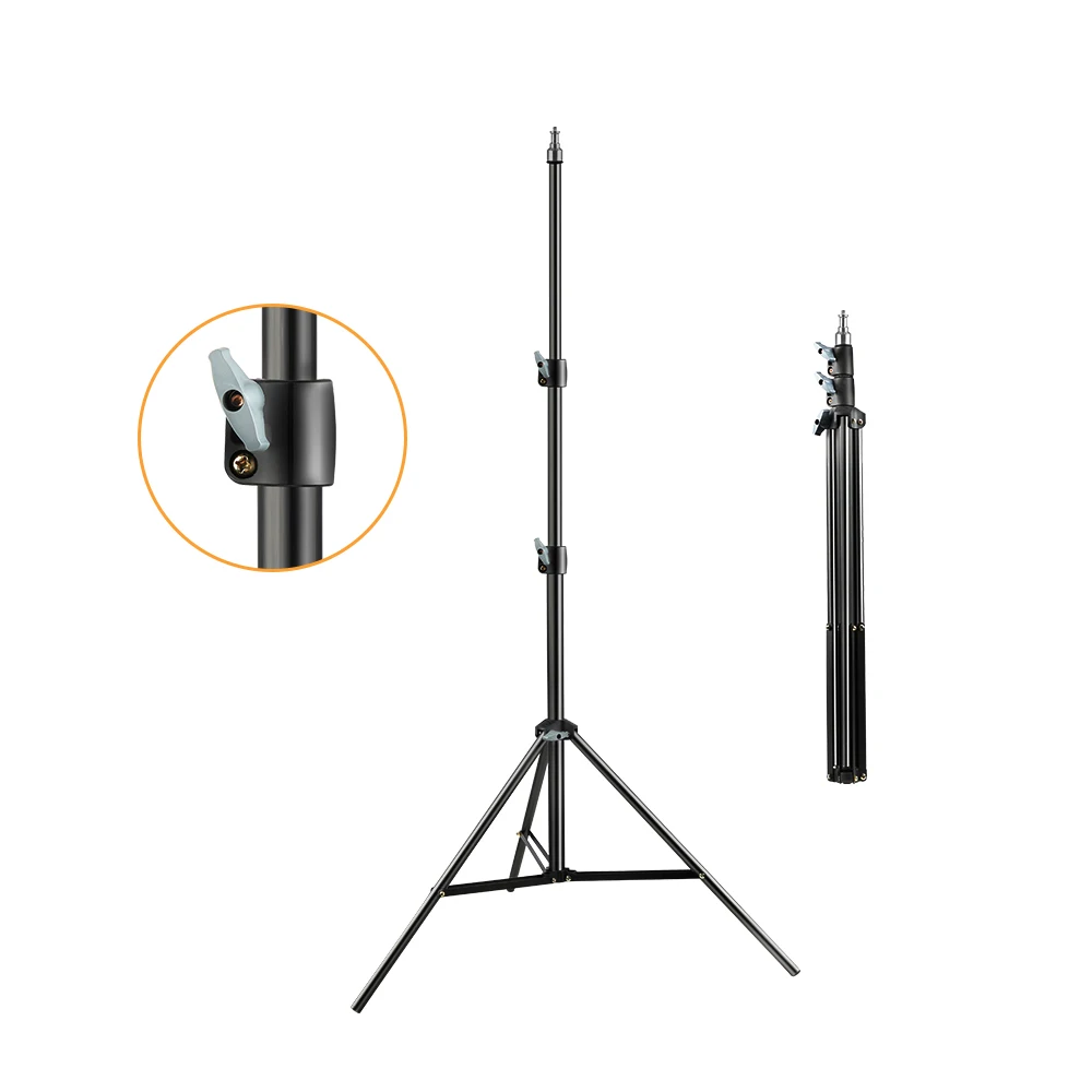 

200CM 170CM 55CM Tripod for Phone Mobile Selfie Stick Light Stand 1/4 Screw Head For Photo Studio Flashes Photographic Softbox