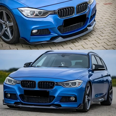 Для BMW F30 F31 MAD Style передний бампер спойлер сплиттер диффузор 340i 335i 330d 325d 320i 328i M Sport 2012-2019 Bodykits