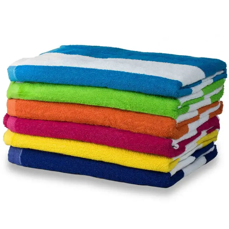 

Cabana 6- Piece 100% Cotton Beach Towel Set, 30" x 60", Multicolor
