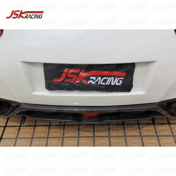 Фото Карбоновый задний диффузор VARI WIDE STYLE с противотуманными фарами для NISSAN GTR R35 2008-2016 годов №4