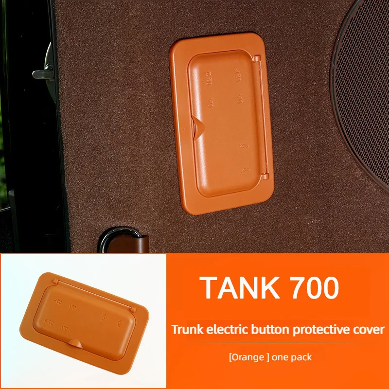 

Для Great Wall Tank 700 TANK 700 защитная крышка электрической кнопки багажника модифицированная с аксессуарами для предотвращения столкновений красный