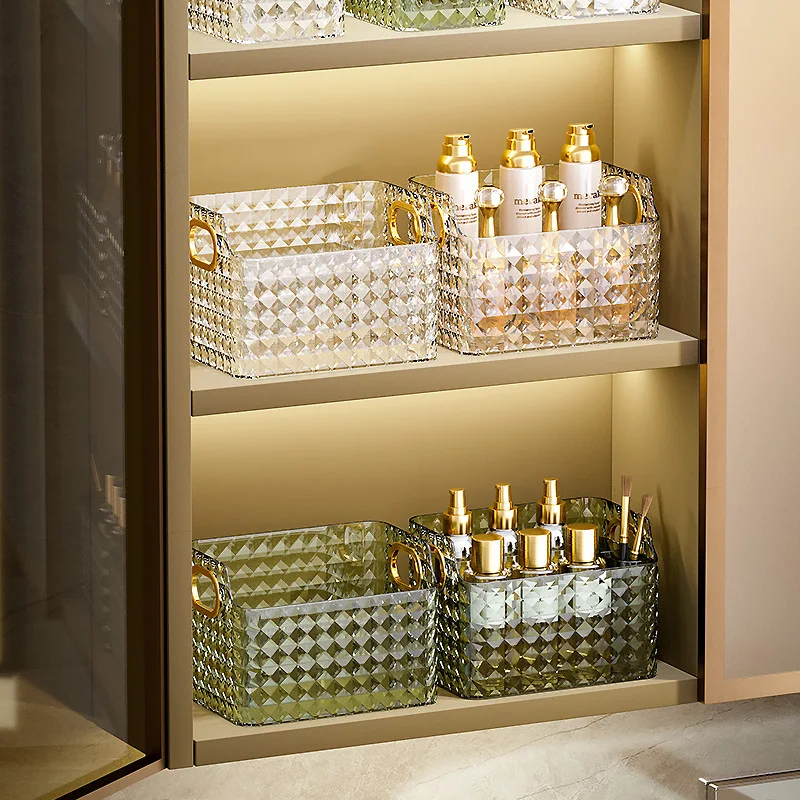 

Cosmetics, Lipstick Storage Rack, Bathroom Desktop Organization Box, Storage Box，Mirror Cabinet Storage Box,
