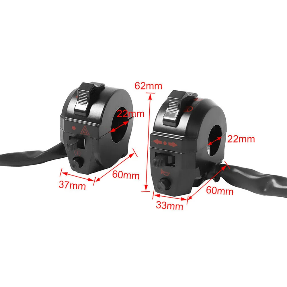 

Exterior Switch Handlebar Control Left& Right Side Control Turn Signal
