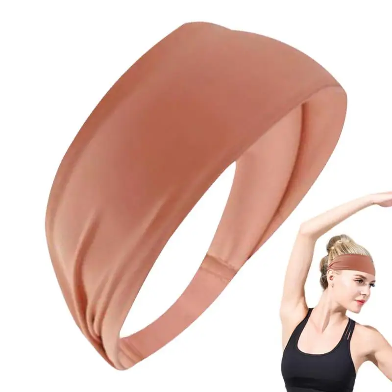 

Sport Headbands For Men Running Headband Non Slip Workout Sweatbands Adjustable Sports Headbands Moisture Wicking Headbands