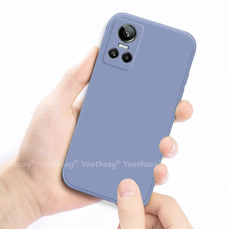 For Realme GT Neo3 Case For Realme GT Neo 3 Case Silicone Plain Protector Rubber Bumper Shell Fundas Cover Realme GT Neo3 Cover
