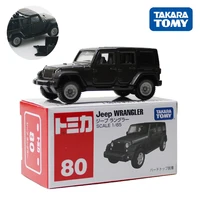 164 takara tomy tomica alloy car model diecast toy no 80 jeep wrangler jeep off road vehicle collection boy birthday gift