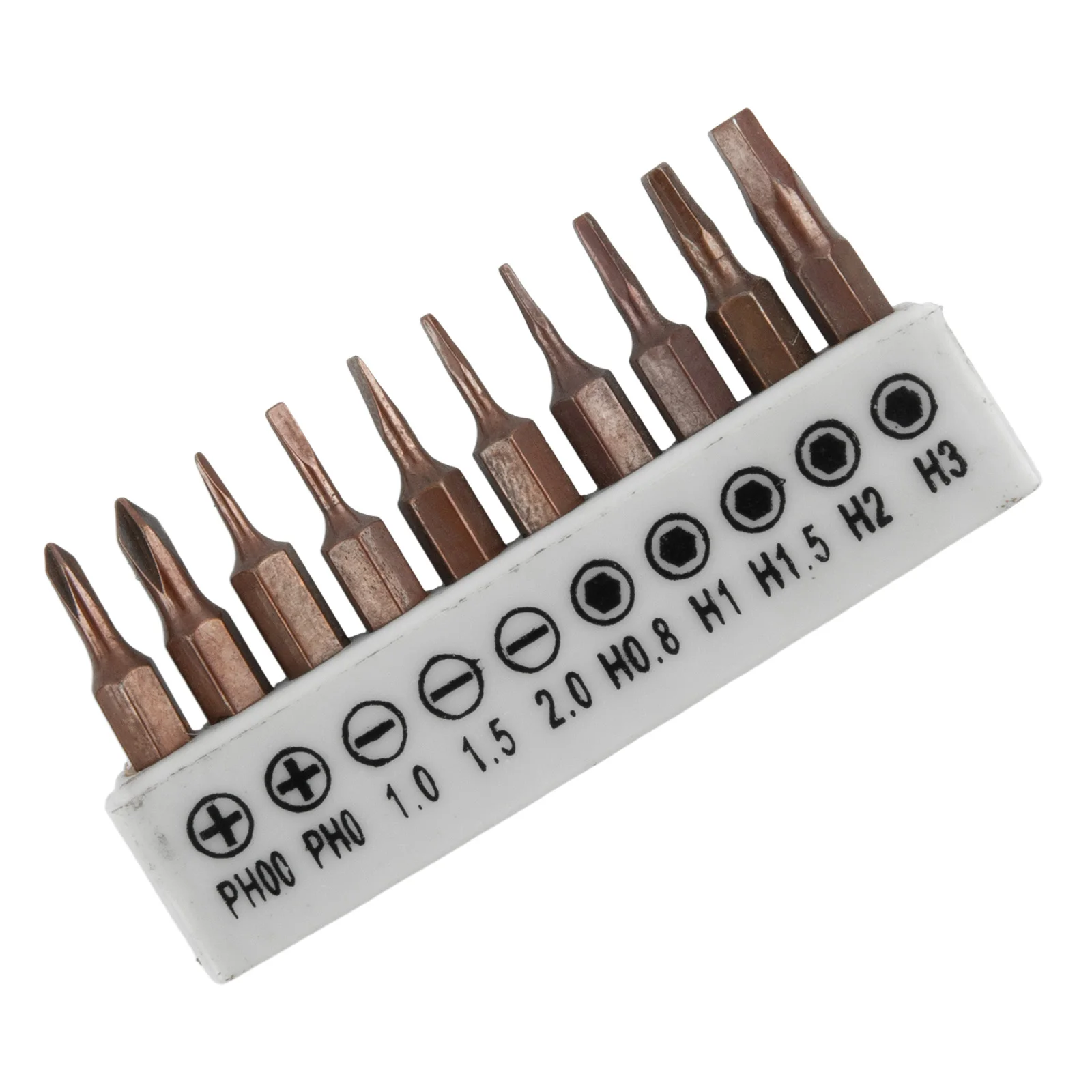 

10pcs 4mm Hex Shank Screwdriver Bit Set Hexagon Slotted Cross Screwdriver For Repairing Small Toys Appliances Hand Tools