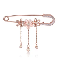 hot selling korean fashion sweet corsage pin bow brooch flower brooch fashion womens scarf buckle