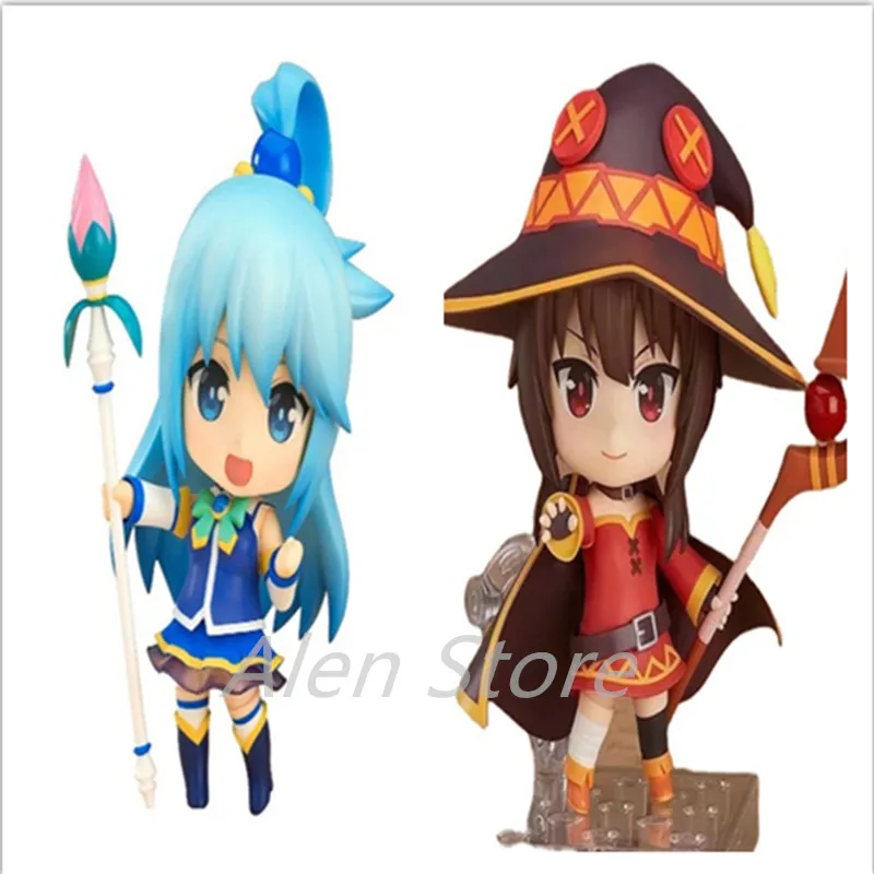 Aqua 630 Megumin 725 Q Ver ПВХ Фигурка Игрушка Аниме Коллекционная Модель Кукла Подарок