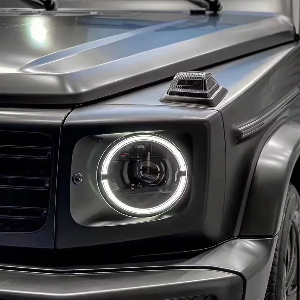 Фото Для Mercedes-Benz G-класса W464 W465 2019-2025 гг. Передние светодиодные указатели поворота (дымчатые) для G-класса №4