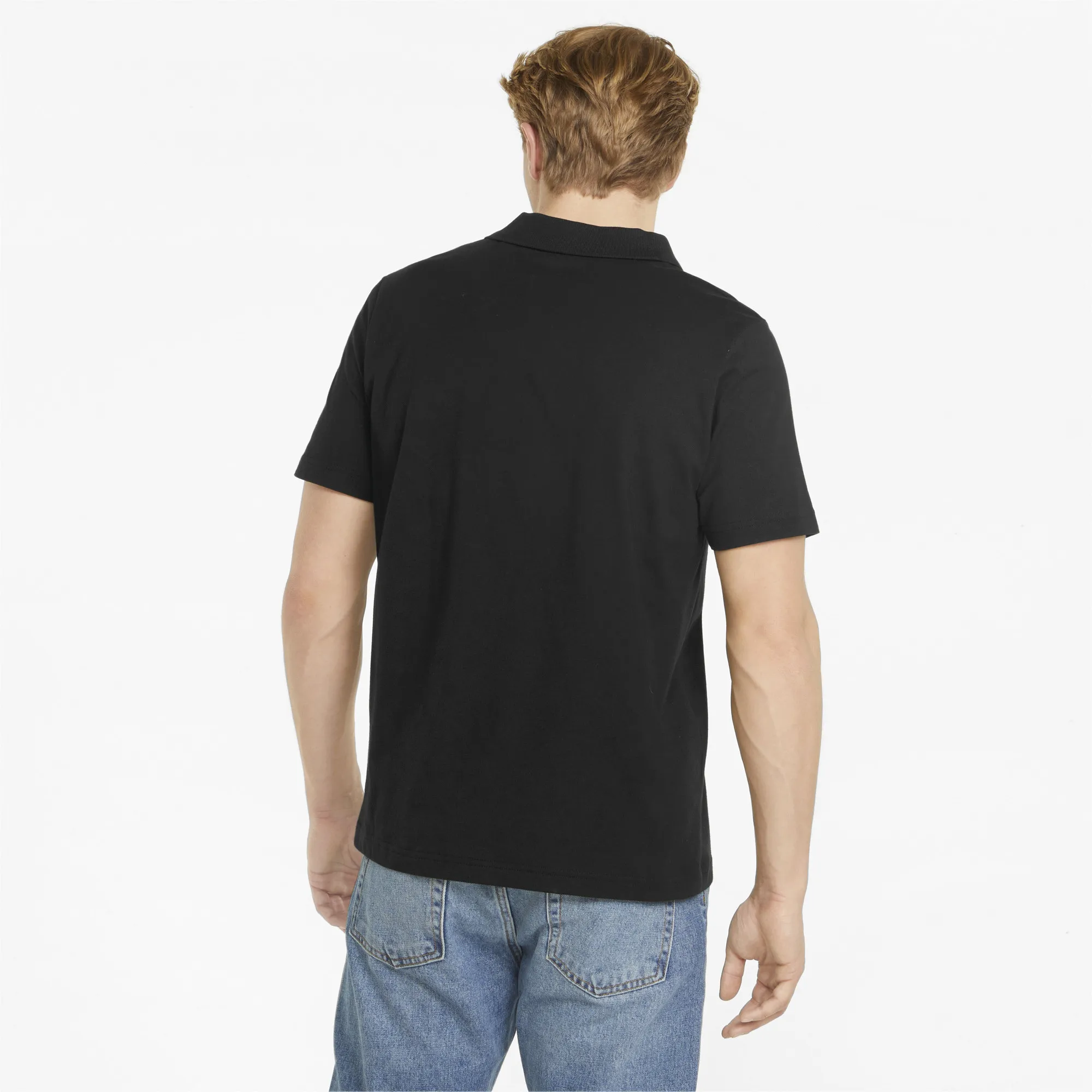 puma black polo shirt