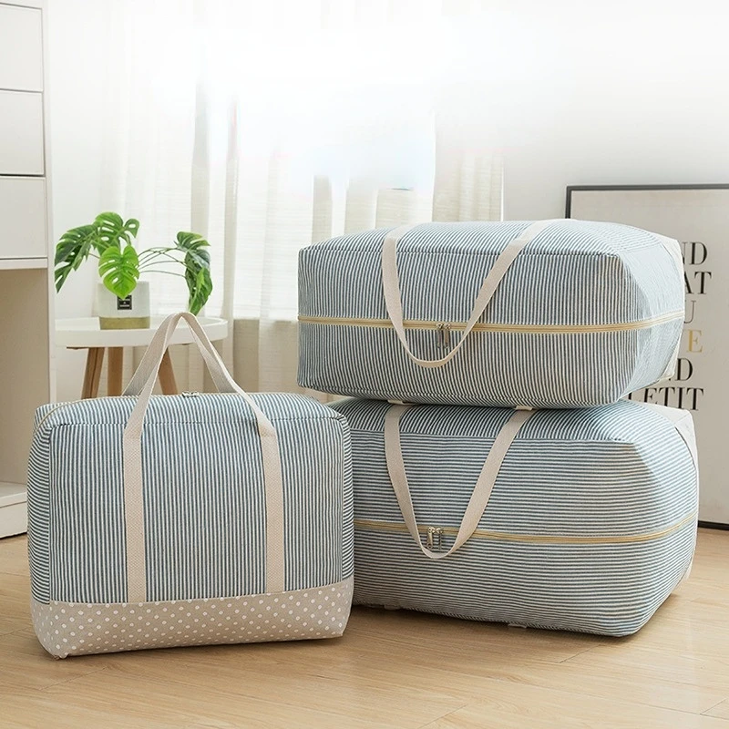 

M/L/XL Quilt Clothes Storage Bag Big Capacity Blanket Quilt Closet Sweater Dustproof Organizer Pouch Folding Luggage Travel Bags