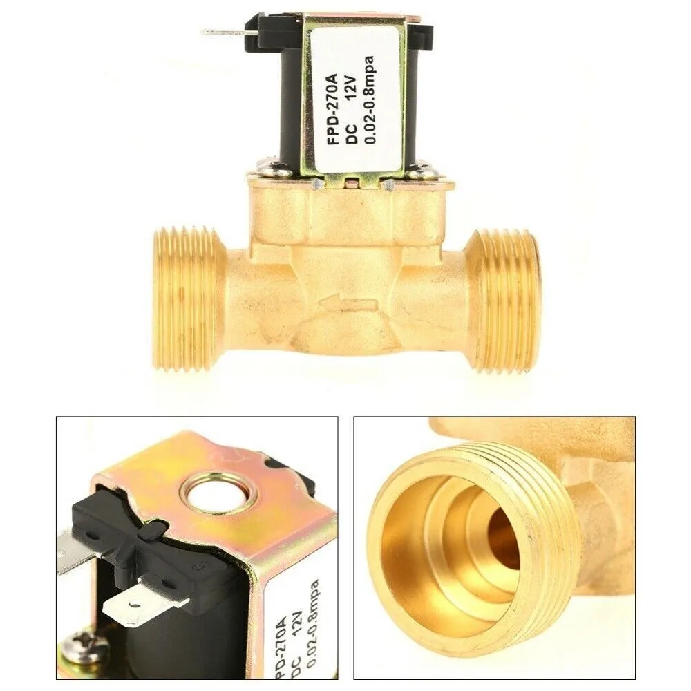 

Нормально закрытый электромагнитный клапан для регулировки давления воды, 12 В/24 В постоянного тока, G1/2 G3/4, для контроля воды, дозировочный инструмент