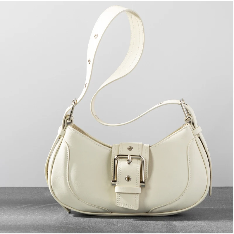 2023 New Underarm Bag Small and High Quality New Genuine Leather Saddle Bag Single Shoulder Oblique Straddle Bag for Women