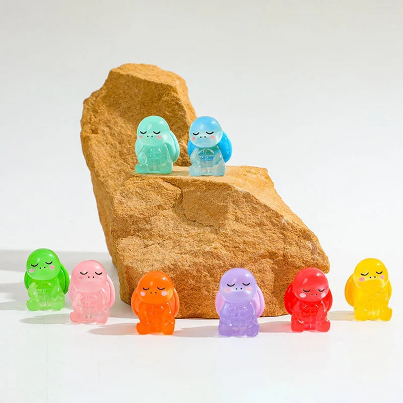 5 шт. светящаяся стереоскопическая смола Имитация океана пляжа маленькая