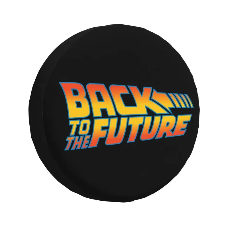 

Back To The Future Spare Wheel Tire Cover for Mitsubishi Pajero Jeep RV SUV 4WD 4x4 Vehicle Accessories 14" 15" 16" 17"