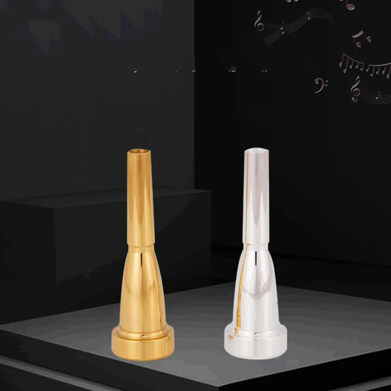 

Musical Instrument Accessories Bullet Trumpet Mouth Gold and Silver 7C.5C.3C