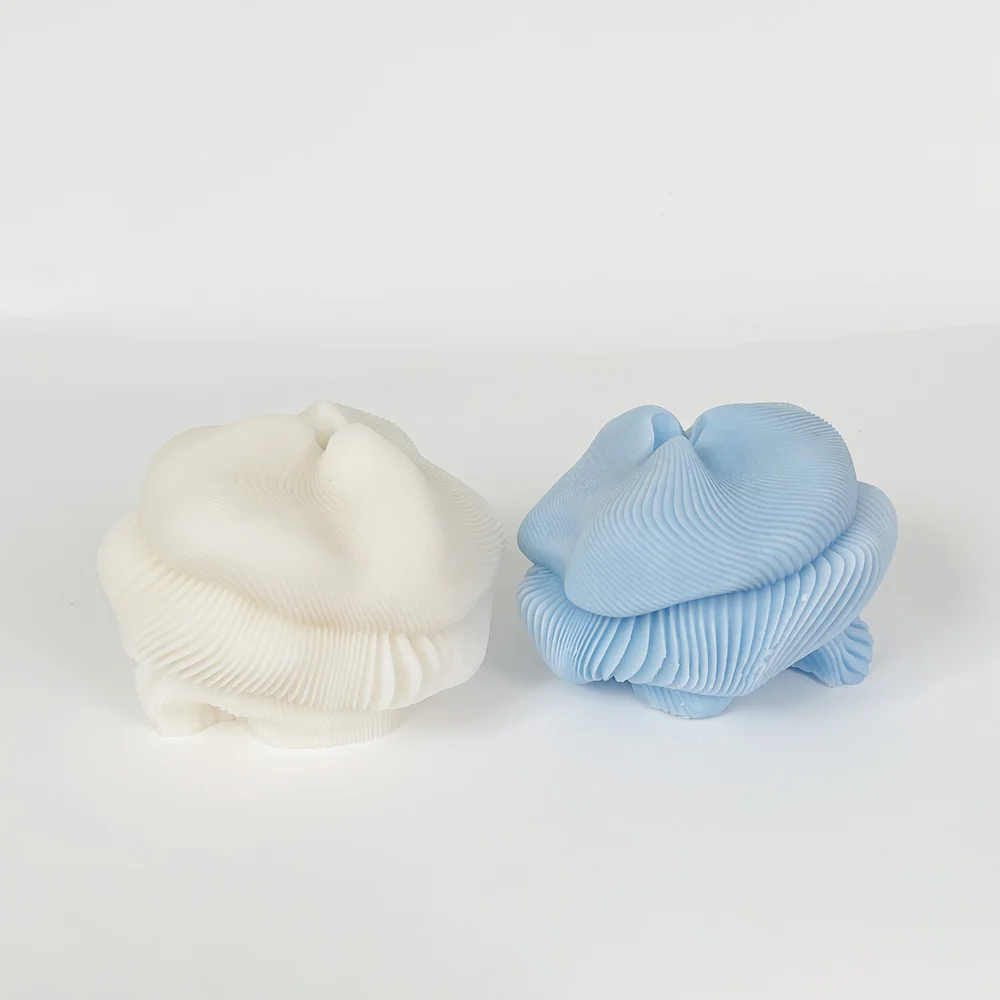 Вращающаяся силиконовая форма 3D Wave Vortex сделай сам художественное геометрическое