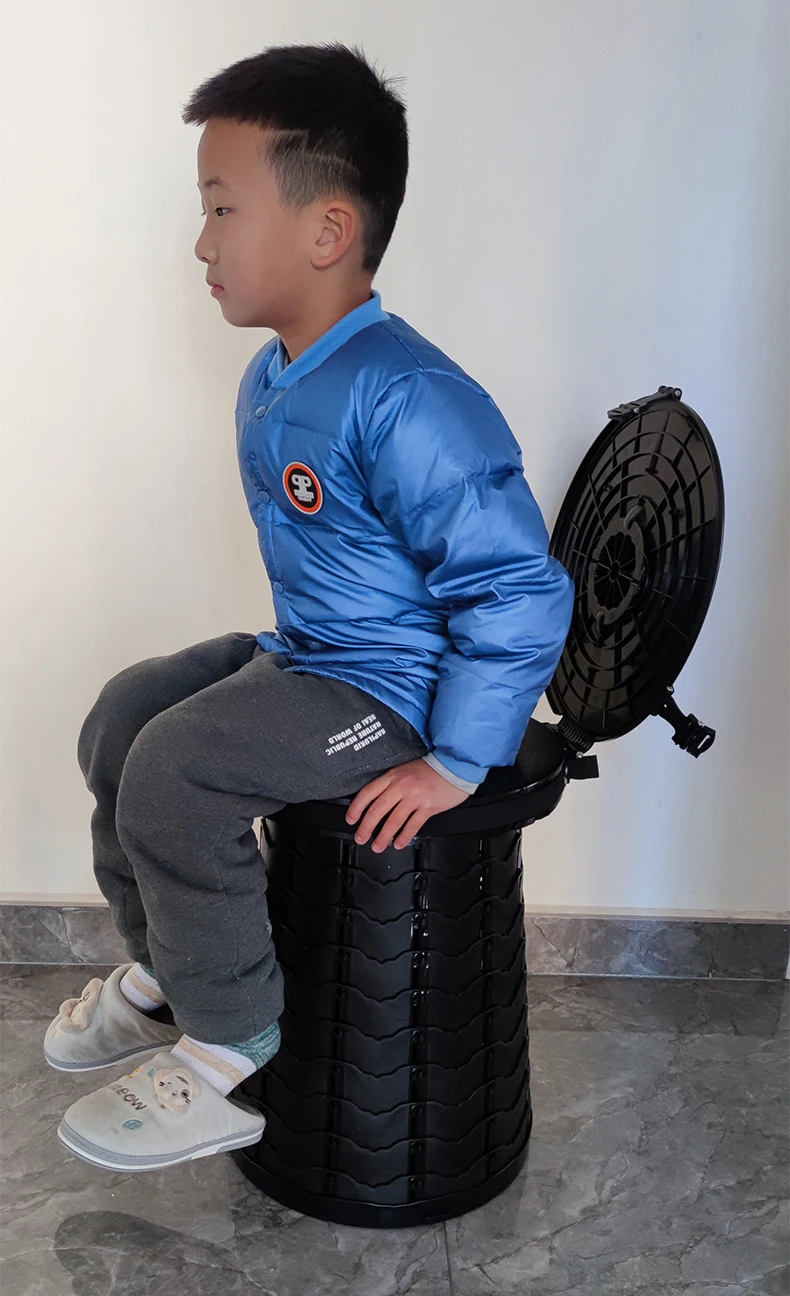 Выдвижной портативный туалет дорожный уличный для кемпинга горшок взрослых