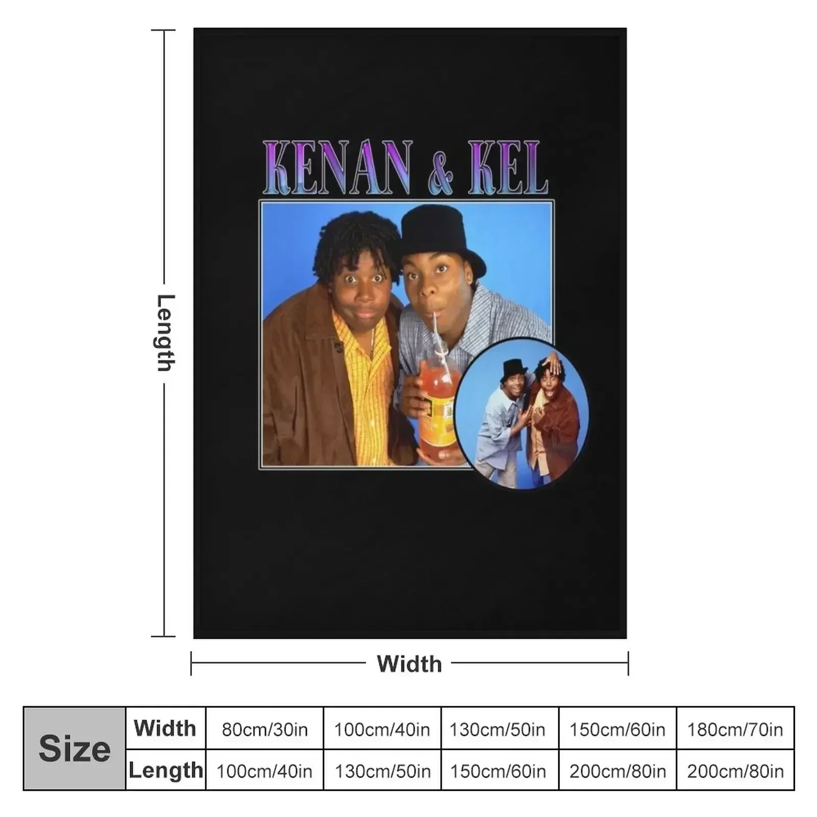 Kenan &amp Kel винтажная футболка с коллажем роскошное дизайнерское плюшевое одеяло из