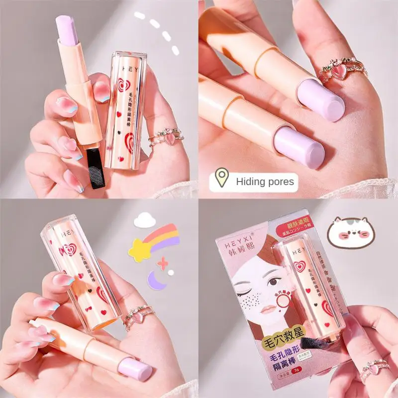 

HEYXI Han Yuanxi Invisible Pore Base Stick Oil Control Concealer Makeup Moisturizer Lasting Concealer Female Makeup