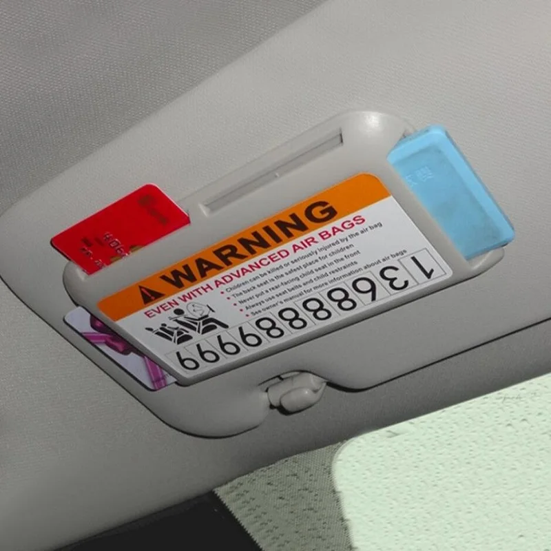 

Автомобильный держатель для карт, органайзер для защиты от солнца, с отделением для карт