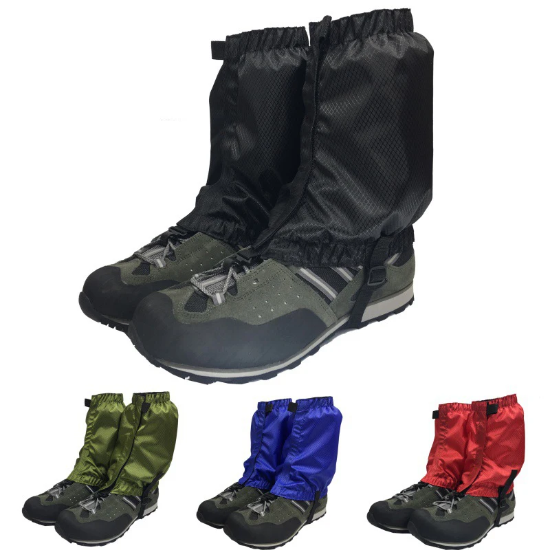 1Pair Outdoor Snow Skiing Gaiters Hiking Climbing Leg Protection Protection Safety Waterproof Leg New Shoe Covers Sand-proof