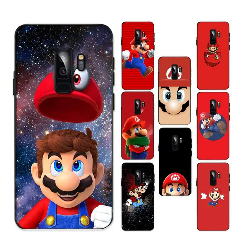 

Cartoon Game M-marioes Super Bros Phone Case For Samsung Galaxy S20 lite S21 ULTRA S30 S10 S9 S8 plus S7 edge Capa