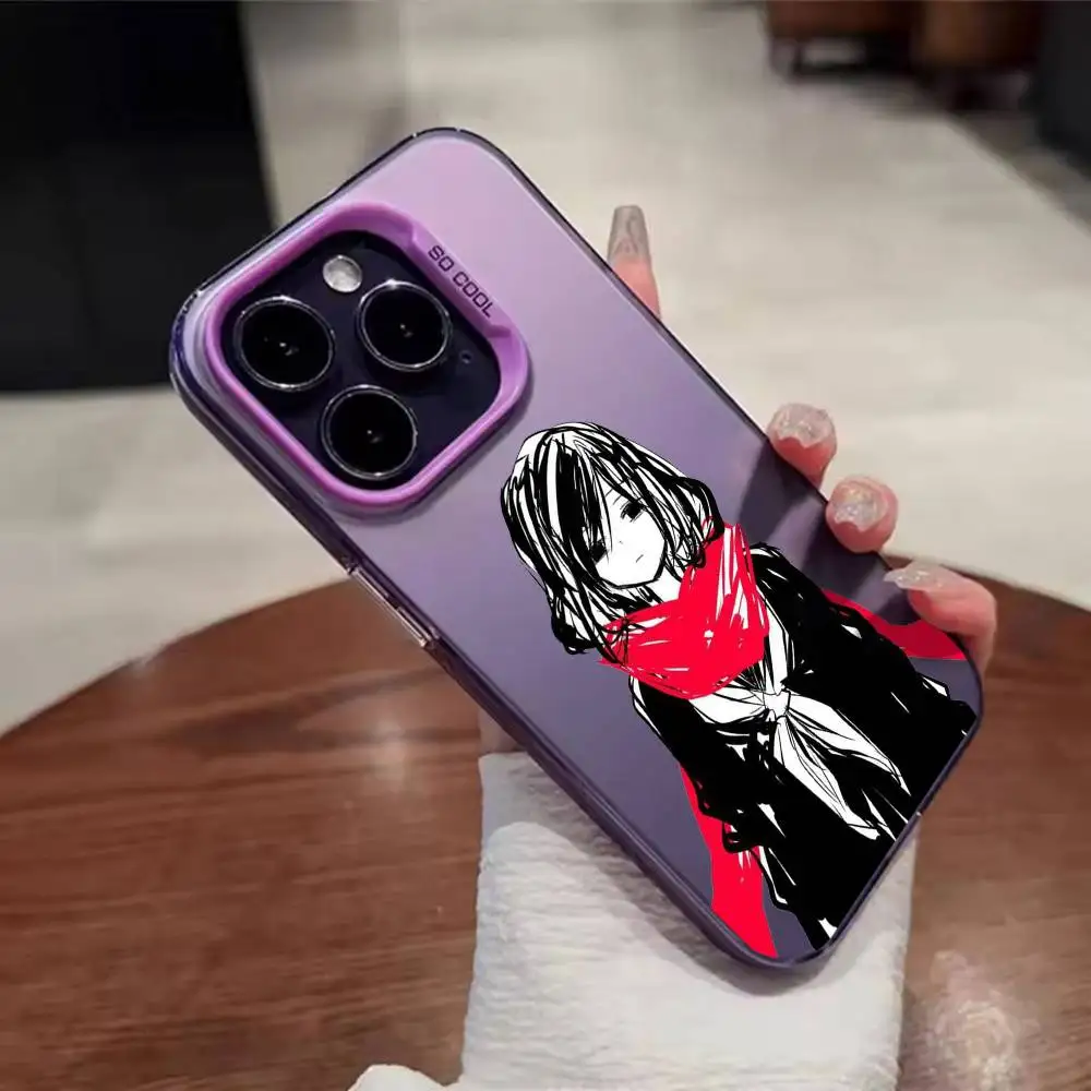 Фото Чехол для телефона Ayano Tateyama Kagerou Project (для iPhone 17, 16, 15, 14, 13, 12, 11, Mini, Pro, E, MAX) белый матовый противоударный №5