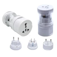white low power 6a 250v global travel adapter plug socket 3 into 1 uk us au eu combined multi function converter power socket