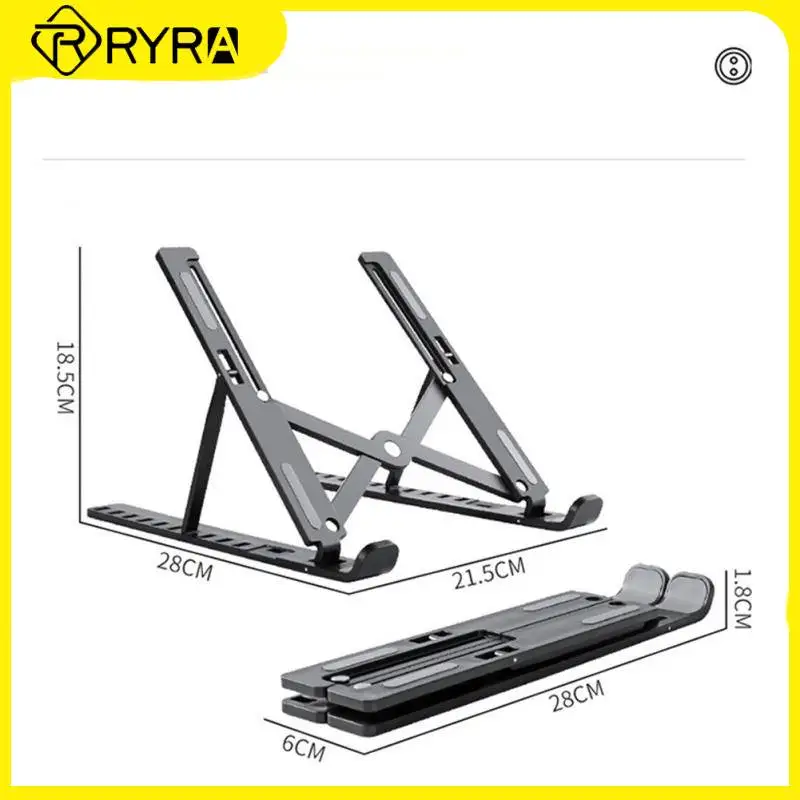 

Подставка для ноутбука RYRA, Регулируемый Настольный кронштейн для рассеивания тепла, складной держатель для ноутбука, аксессуары для компью...