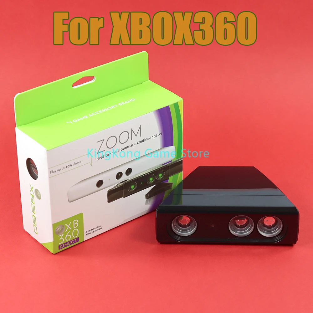 Фото 1 шт., объектив с уменьшением диапазона Zoom Play, широкоугольный для XBOX360, универсальный адаптер, датчик Super Zoom Kinect, аксессуары для игровой консоли №1
