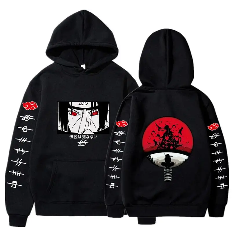 Толстовка Itachi с капюшоном аниме Свитшот удзумаки Сакура Какаси Саске УЭ Хината