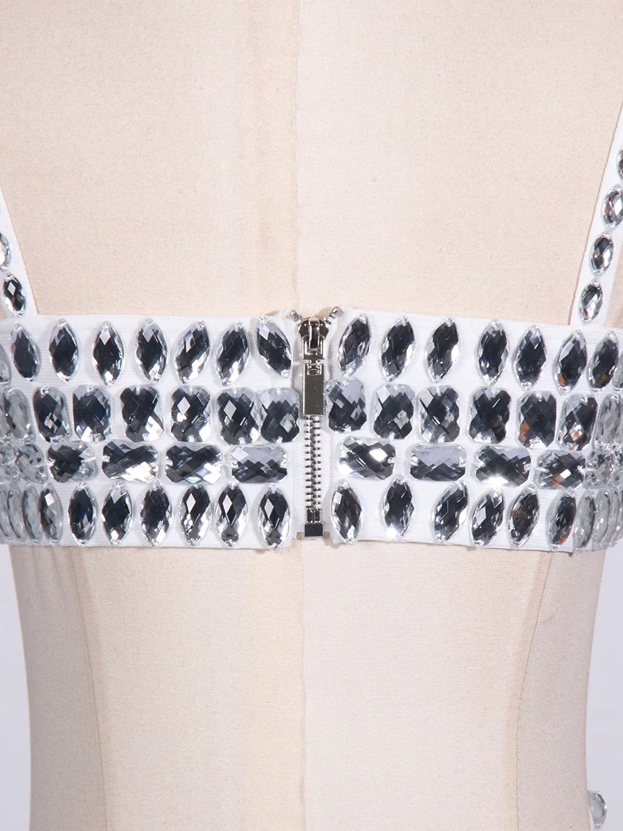 VGH сексуальные комплекты из двух предметов со сращенными бриллиантами для женщин