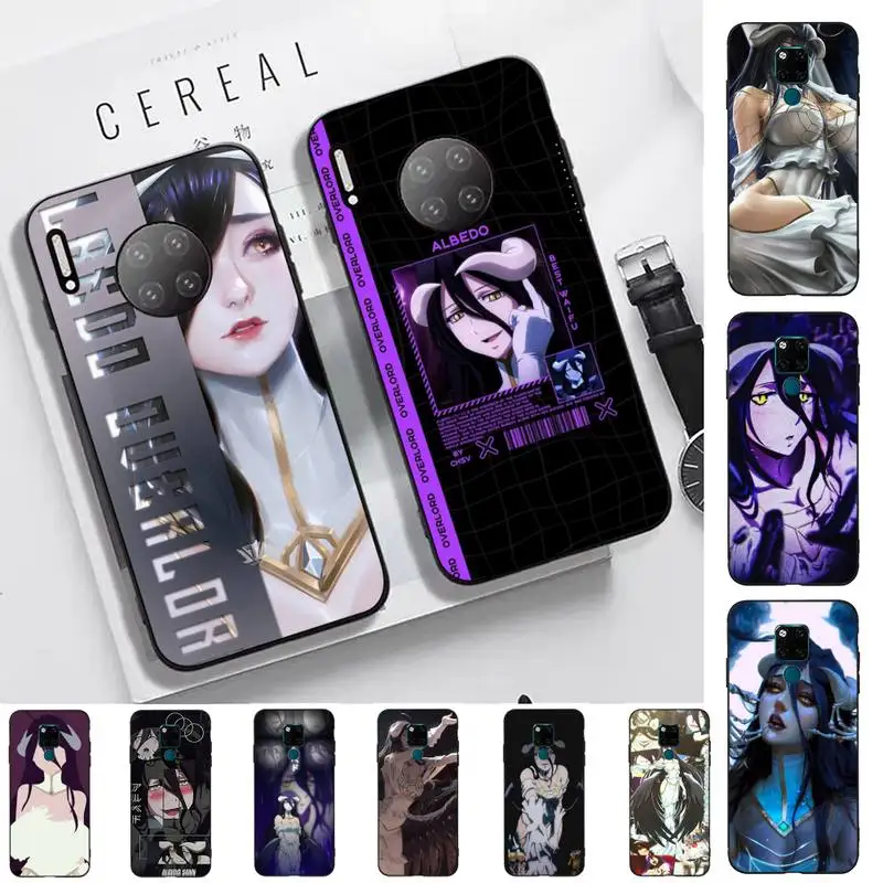 

Albedo Overlord Phone Case for Huawei Mate 20 10 9 40 30 lite pro X Nova 2 3i 7se