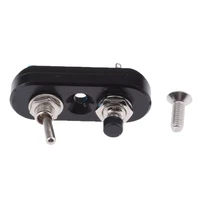 mini cnc motorcycle handlebar combination switch buttonthumb toggle black