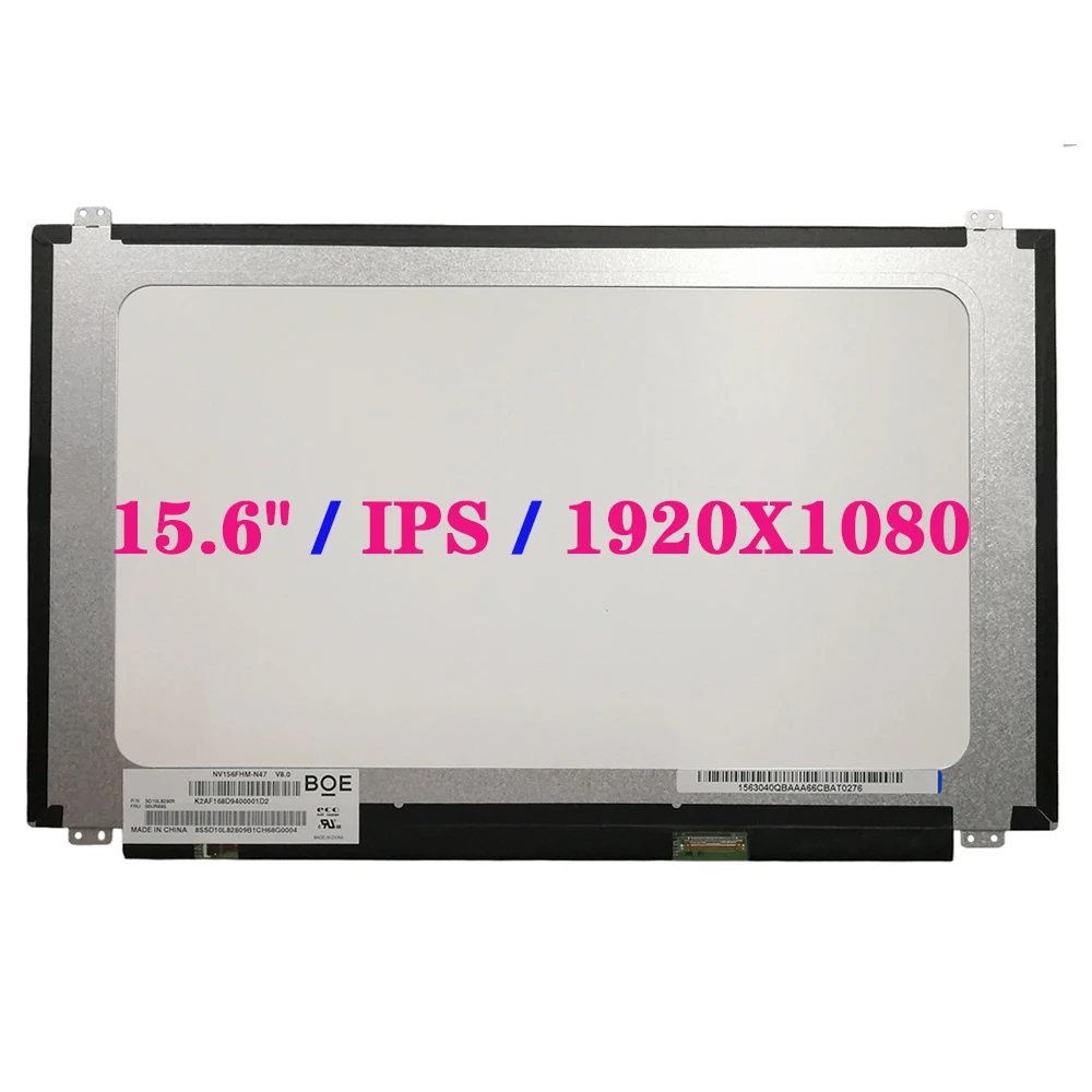 

15.6" IPS LED Display Panel NV156FHM-N47 For Lenovo ThinkPad T570 T580 E580 E585 E590 E595 FHD 30 Pins Laptop LCD Screen