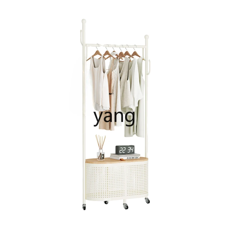 XYY кованая кремовая вешалка для плаща напольная мобильная спальни с вешалкой на