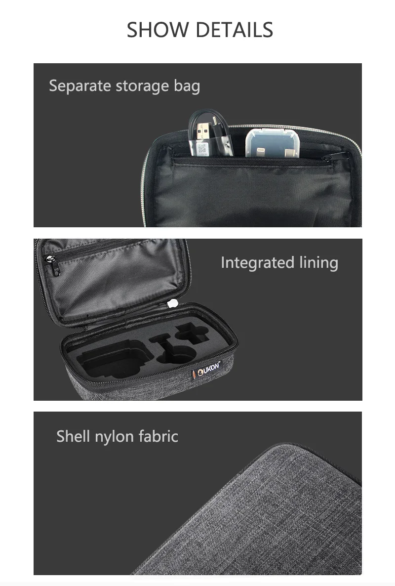 

Waterproof Hard Shell Bag Battery Case Camera Storage Box Multifunctional Portable Camera Protective Box For DJI OSMO ACTION