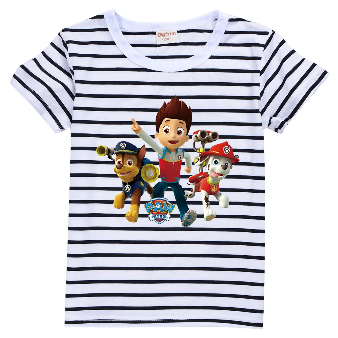 

PAW Patrol Casual Shirts Kids Fashion T Shirt Cotton Puppy Graphic Summer T-Shirts Children Cartoon Tshirt Girls Boys Clothes
