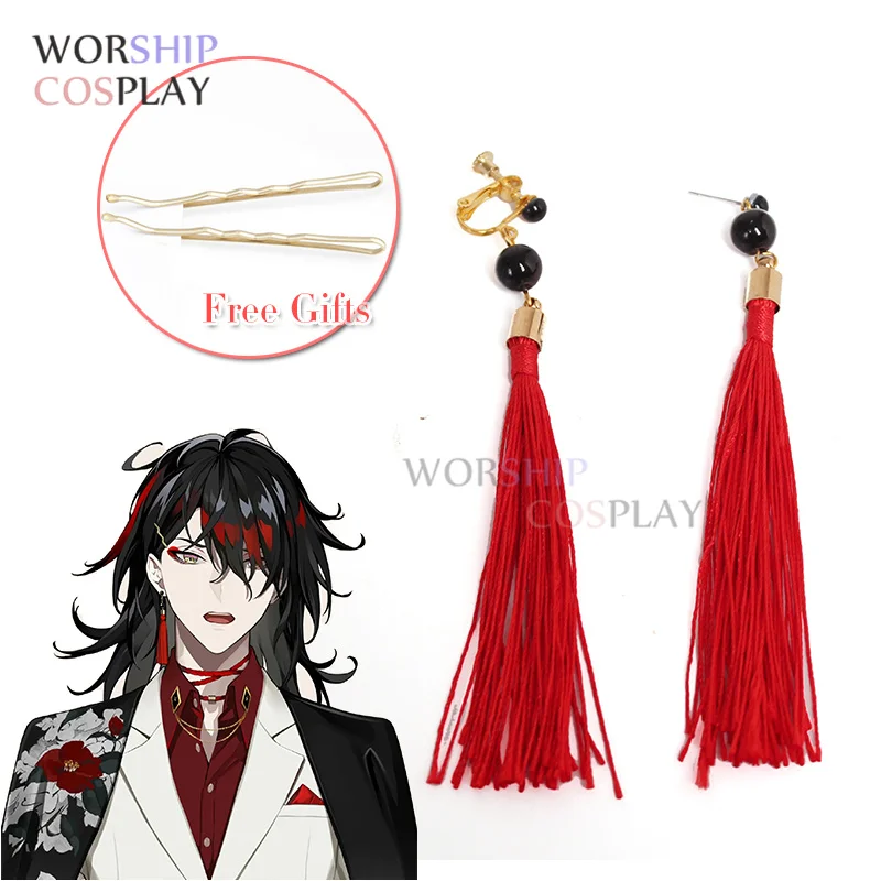 

Серьги-клипсы VTuber Vox Akuma для косплея, 2 вида