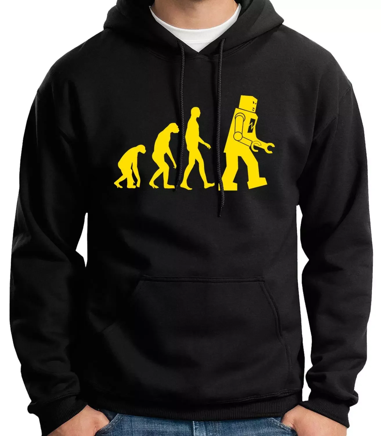 

NEW IN Hoodies men-the Big Bang evolution Roboth-Sheldon Cooper