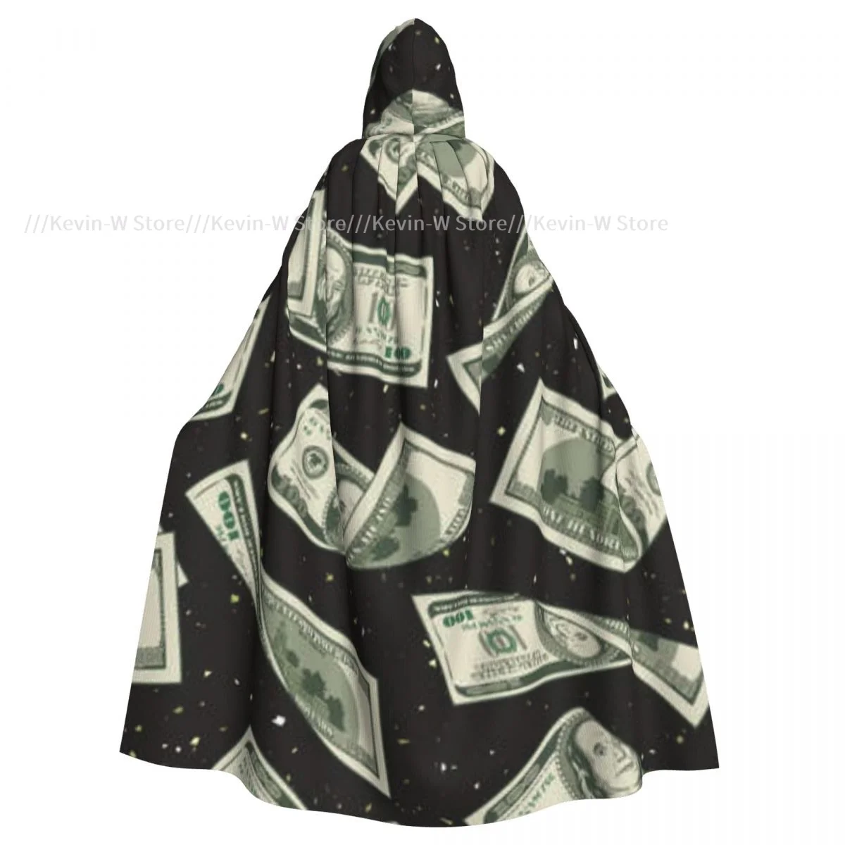 

Накидка с капюшоном, цветочный рисунок с капюшоном сто долларов США, Плащ Вампира, ведьмы, костюм для косплея