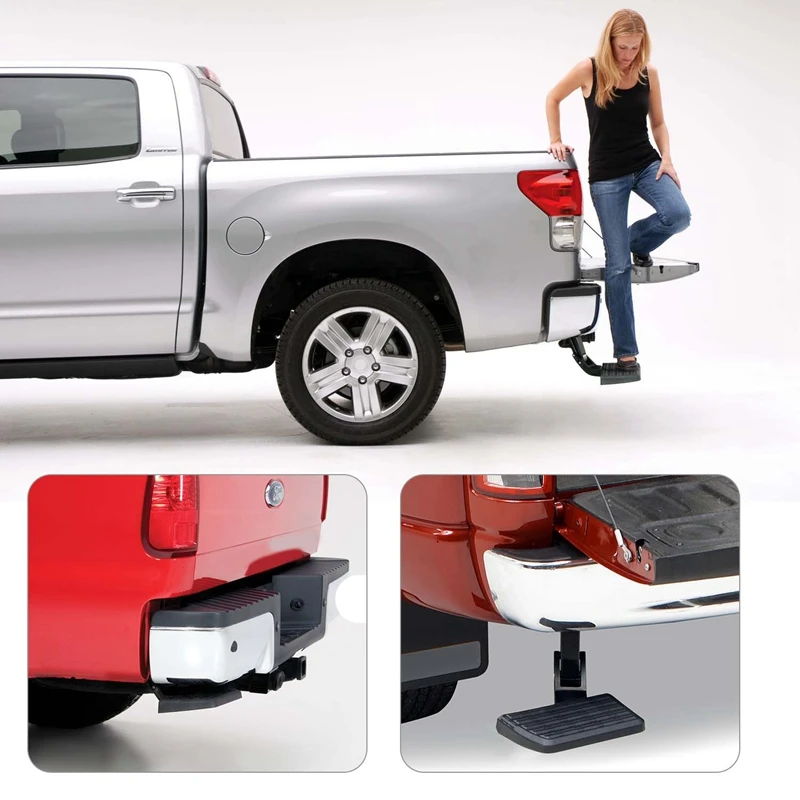 

1 Piece 75312-01A Rear Bumper Pedal Tailgate Pedal Bed Step Retractable For Ford F-150 F150 2015-2020