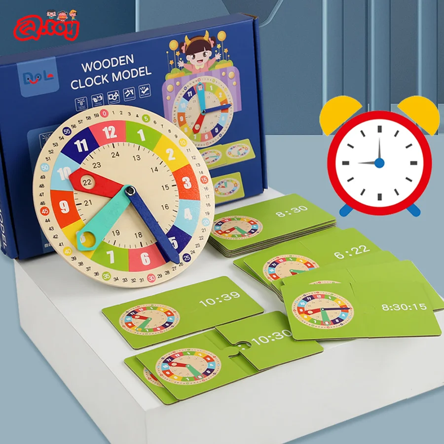 Montessori Learning Education Toys Digital Clock Time Learni
