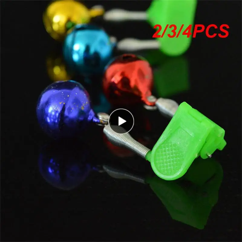 

2/3/4PCS Night Light Fishing Rod Bell Night Fishing Fishing Bell Goods For Fishing Sea Pole Bell Fishing Accessories Color