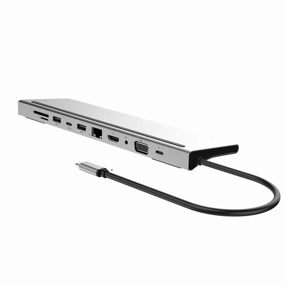

Док-станция типа C Usb Hub11in1 многофункциональная Hdmi Rj45